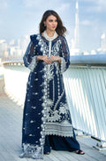 Kara | Kamdani Festive Collection | Lapis Dream - by - Libasekhas UK - Registered Vendor of : Kara - 100% Original Designer Dresss