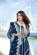 Kara | Kamdani Festive Collection | Lapis Dream - by - Libasekhas UK - Registered Vendor of : Kara - 100% Original Designer Dresss