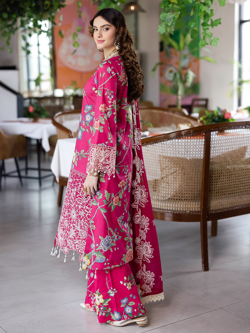 Mahnur | After Hours Luxury Lawn 25 | Laughter Lines - by - Libasekhas UK - Registered Vendor of : Mahnur - 100% Original Designer Dresss