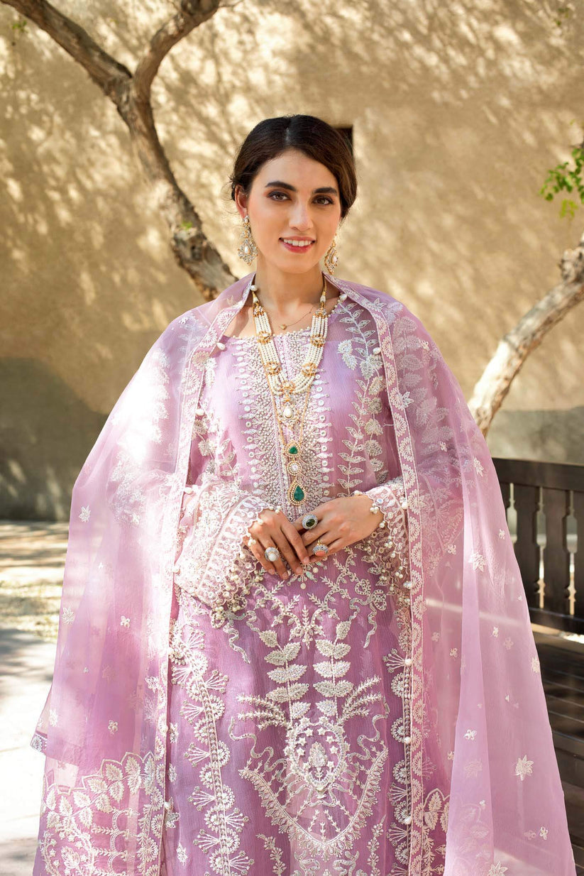 Kara | Kamdani Festive Collection | Lavender Hues - by - Libasekhas UK - Registered Vendor of : Kara - 100% Original Designer Dresss