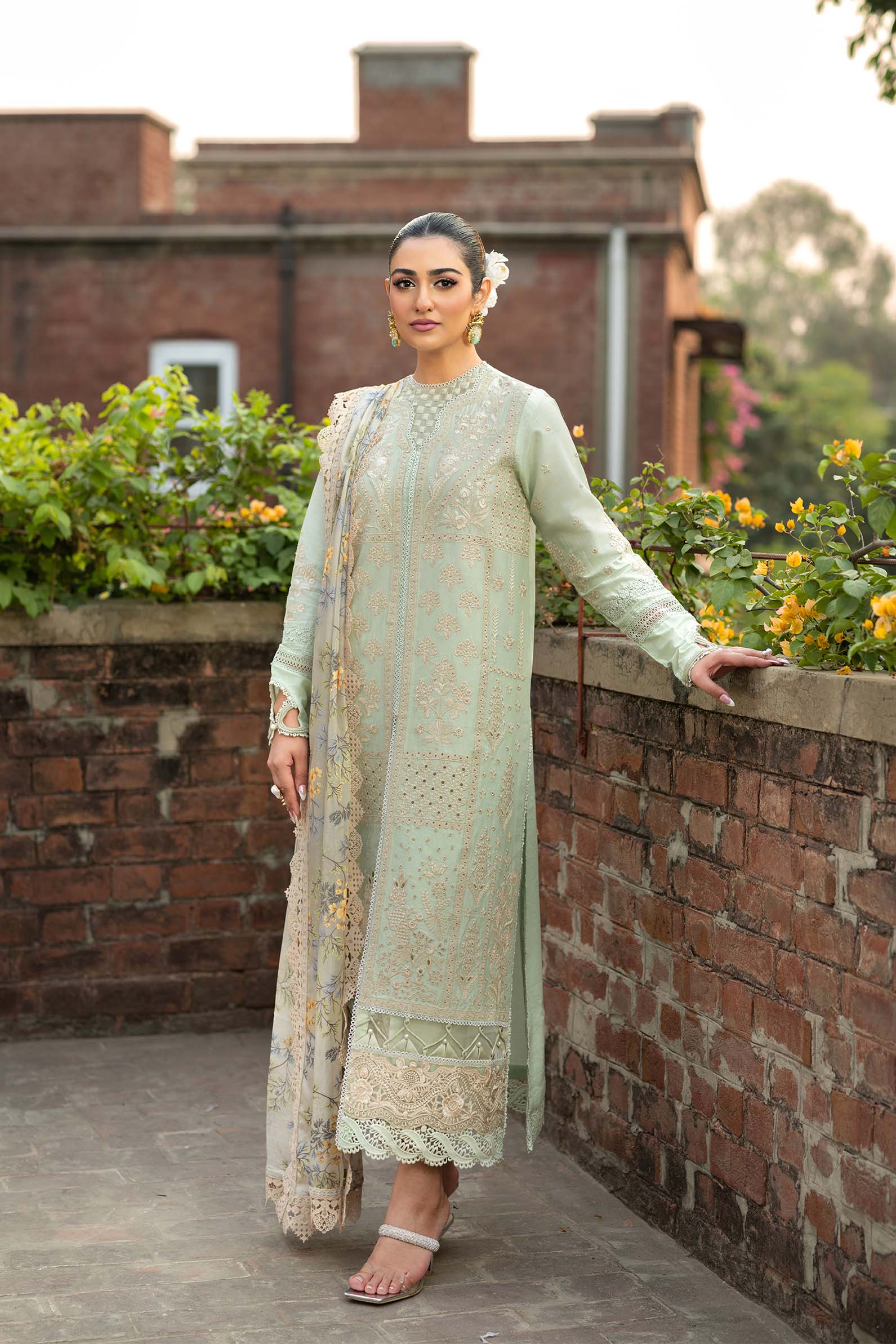 Maryam Hussain | Luxury Lawn 25 | Gulbeen - by - Libasekhas UK - Registered Vendor of : Maryam Hussain - 100% Original Designer Dresss
