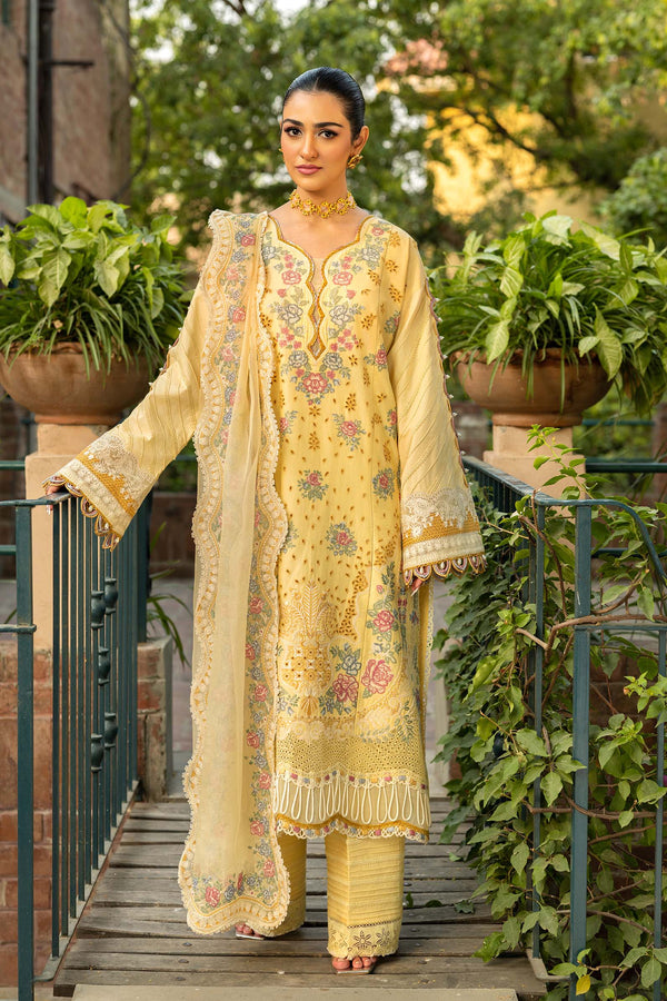 Maryam Hussain | Luxury Lawn 25 | Marjaan - by - Libasekhas UK - Registered Vendor of : Maryam Hussain - 100% Original Designer Dresss