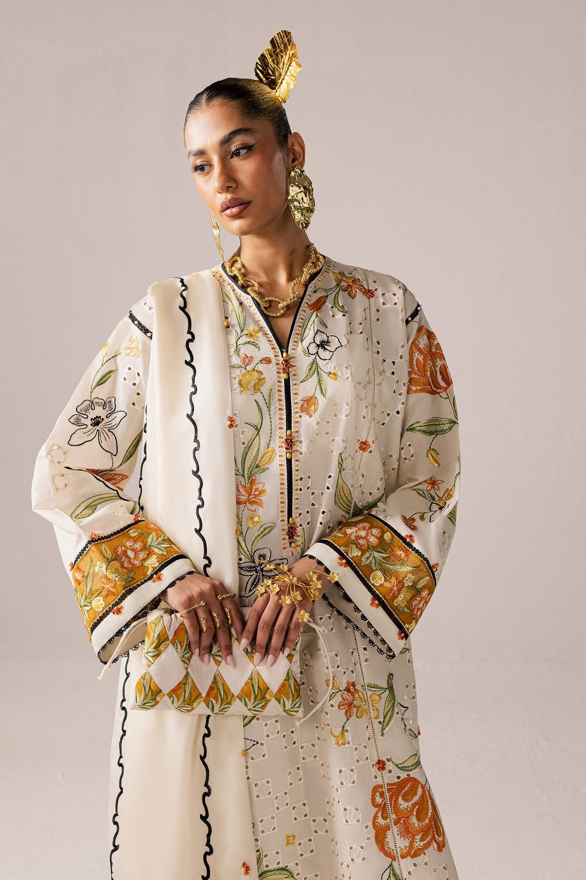 Elan | Stitched Pret 26 | SONAMARG (EL26-09 A ST) - by Libasekhas UK - Registered Vendor of : Elan - 100% Original Designer Dress