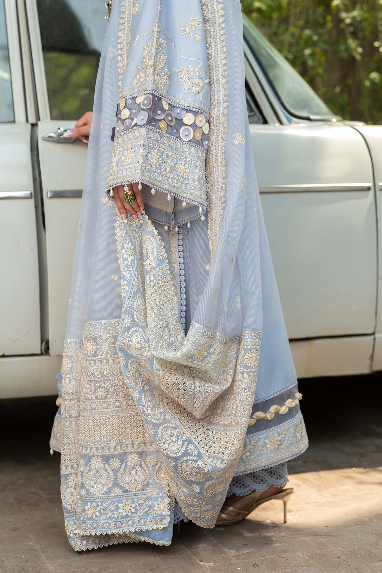 Maryam Hussain | Luxury Lawn 25 | Badal - by - Libasekhas UK - Registered Vendor of : Maryam Hussain - 100% Original Designer Dresss