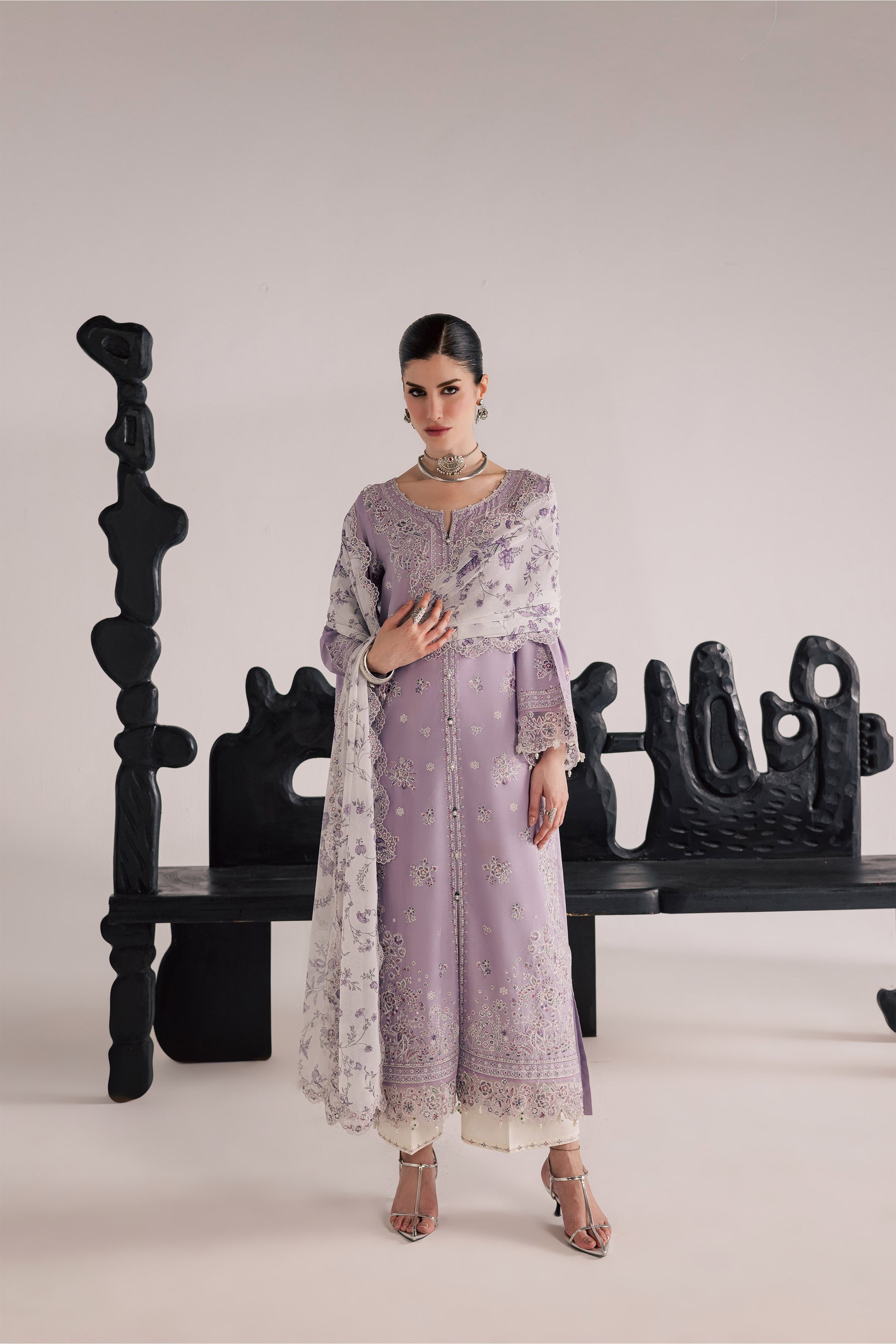 Batik | Festive Eid 26 | Lilac Elif - by Libasekhas - Registered Vendor of : Batik - 100% Original Designer Dress