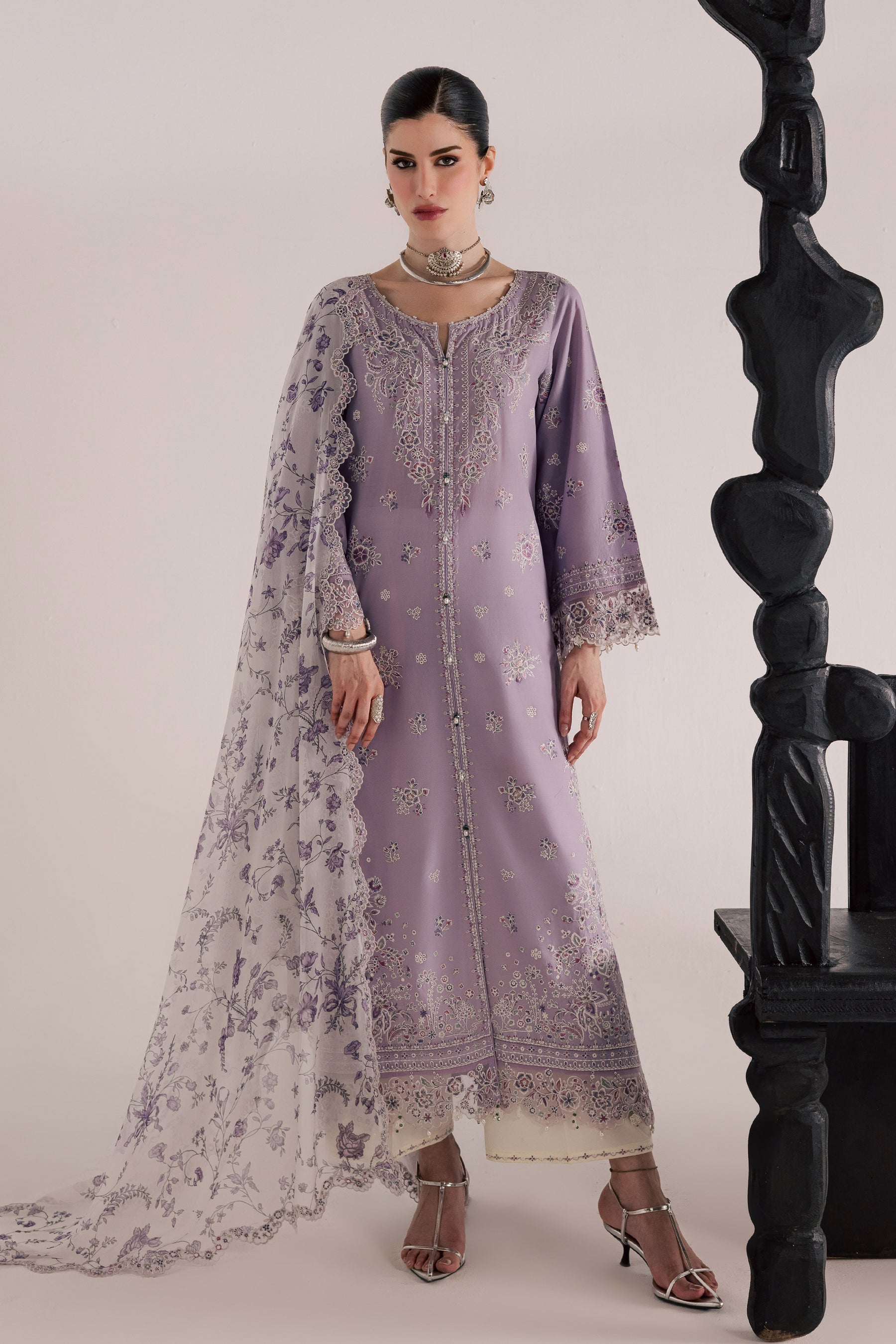 Batik | Festive Eid 26 | Lilac Elif - by Libasekhas - Registered Vendor of : Batik - 100% Original Designer Dress