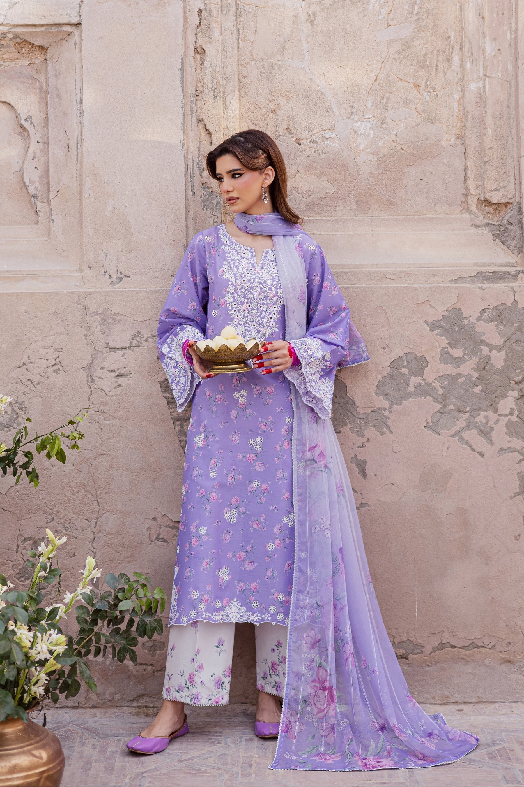 Batik | Festive Eid 26 | Lilac Luna - by Libasekhas UK - Registered Vendor of : Batik - 100% Original Designer Dress
