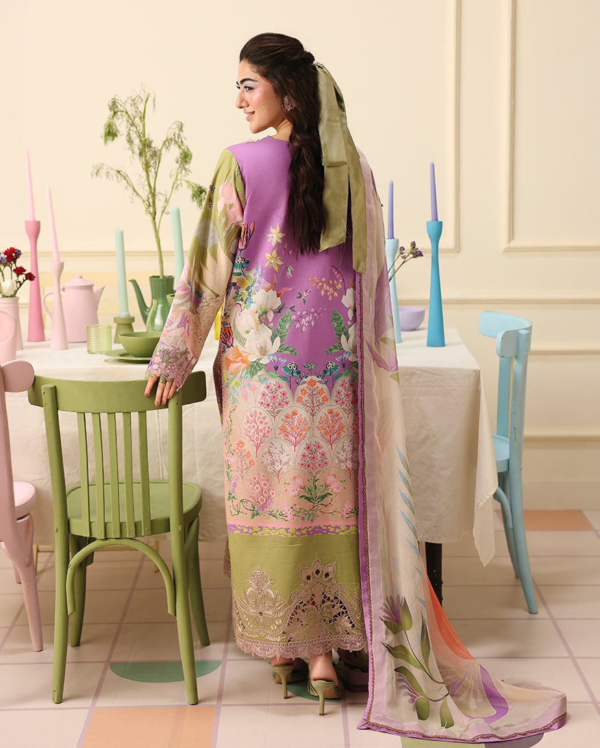Mushq | Soleil Prints | Lilac Whim - by Libasekhas UK - Registered Vendor of : Mushq - 100% Original Designer Dress