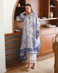 Roheenaz | Eclat Garden Printed Lawn | Lilac bloom - by Libasekhas UK - Registered Vendor of : Roheenaz - 100% Original Designer Dress