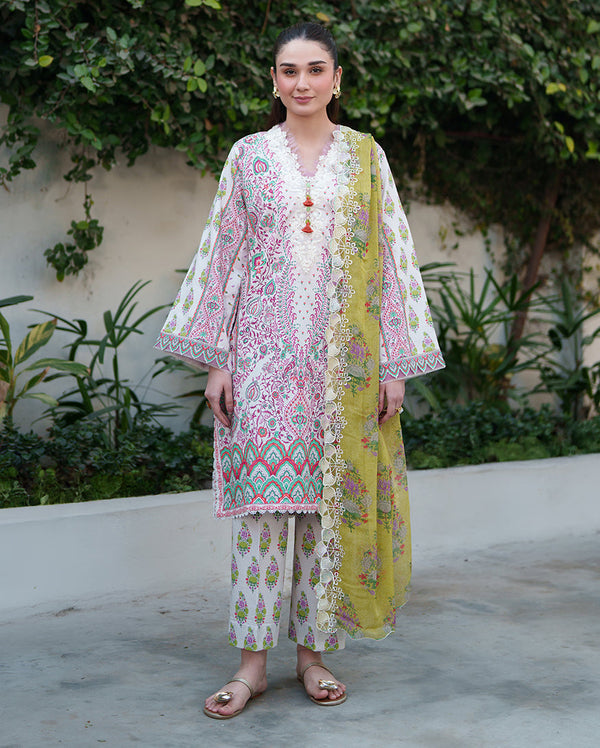 Roheenaz | Whispered Florals | Lily Drift - by Libasekhas UK - Registered Vendor of : Roheenaz - 100% Original Designer Dress