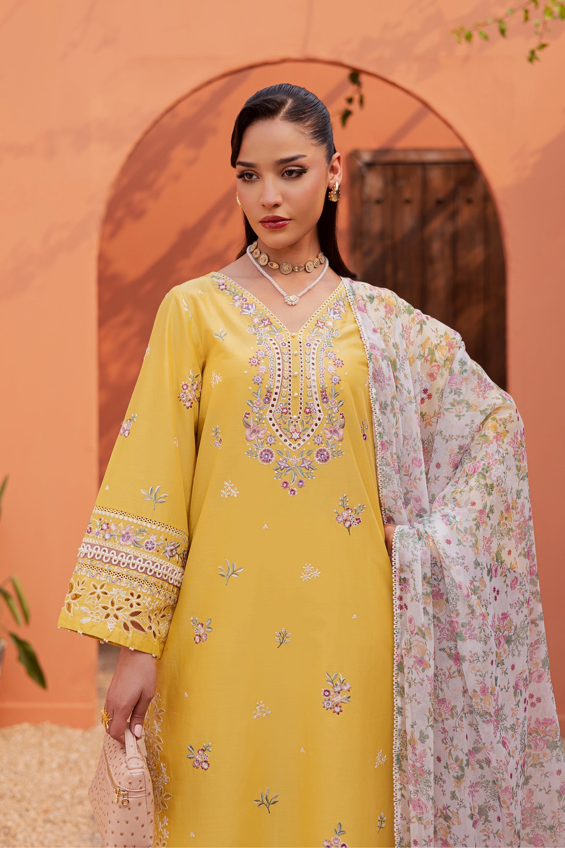 Batik | Festive Eid 26 | Lime Darla - by Libasekhas - Registered Vendor of : Batik - 100% Original Designer Dress
