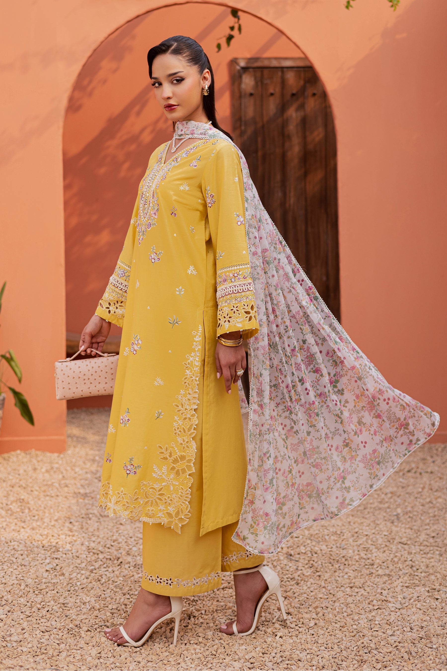 Batik | Festive Eid 26 | Lime Darla - by Libasekhas - Registered Vendor of : Batik - 100% Original Designer Dress