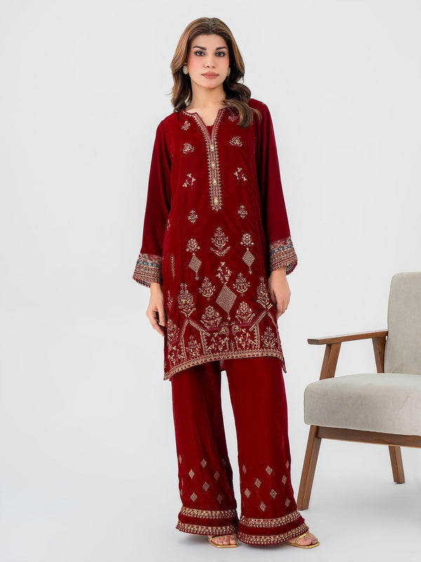 Lime Light | Velvet Pret | V-19 - by - Libasekhas UK - Registered Vendor of : Lime Light - 100% Original Designer Dresss