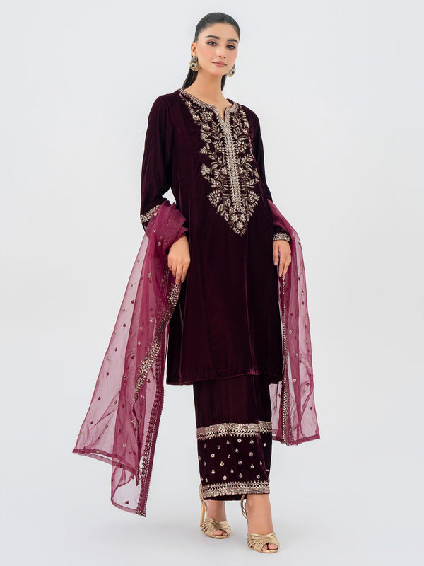 Lime Light | Velvet Pret | V-11 - by - Libasekhas UK - Registered Vendor of : Lime Light - 100% Original Designer Dresss