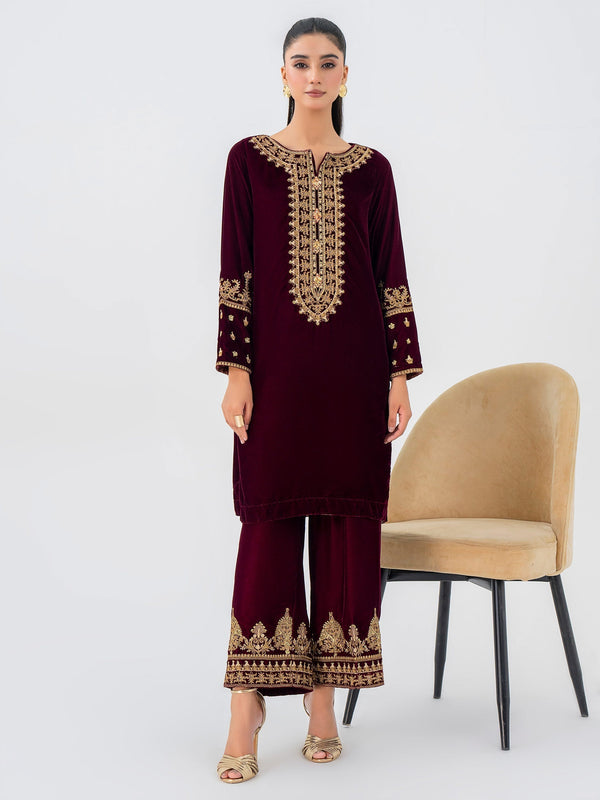 Lime Light | Velvet Pret | V-15 - by - Libasekhas UK - Registered Vendor of : Lime Light - 100% Original Designer Dresss