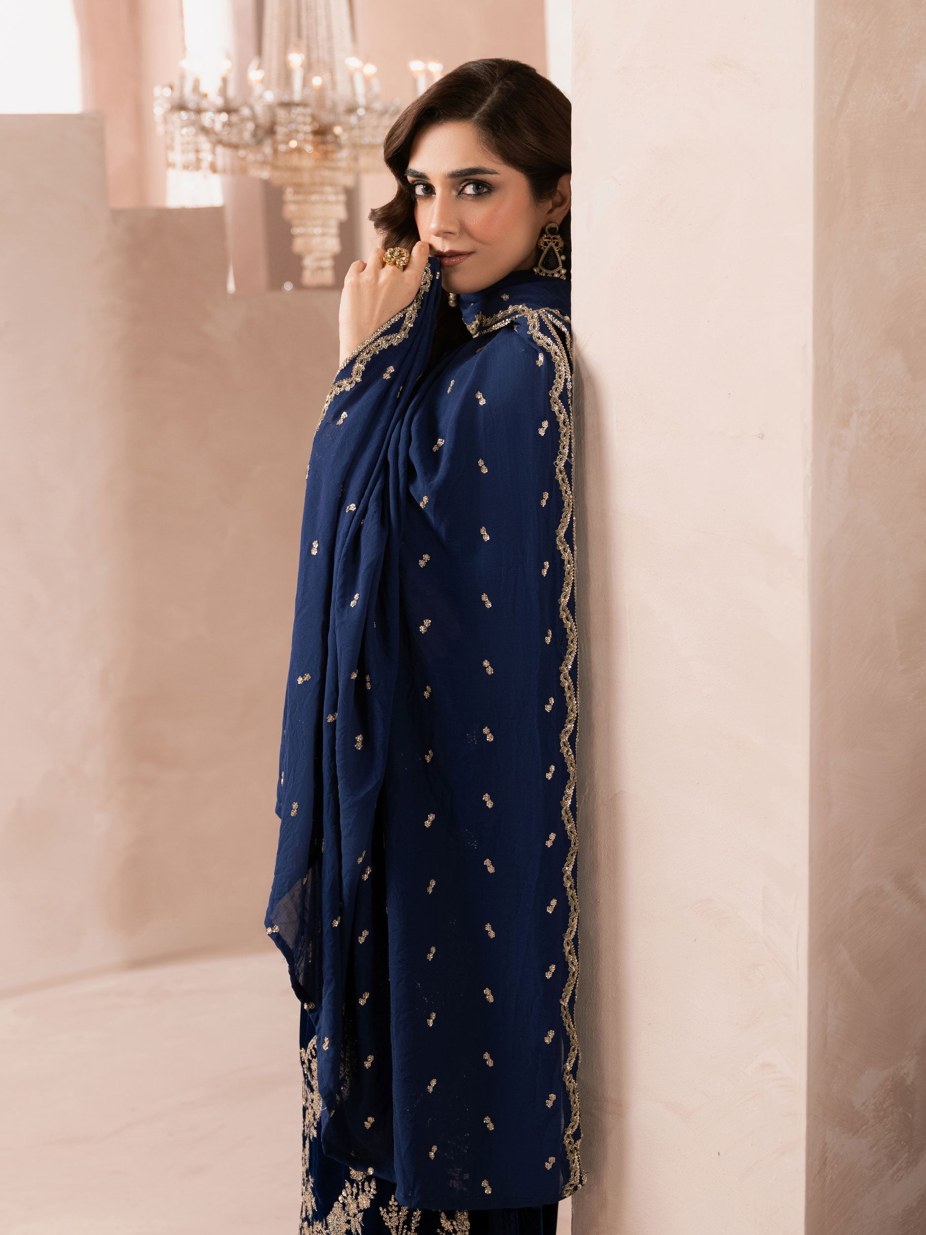 Lime Light | Velvet Pret | V-05 - by - Libasekhas UK - Registered Vendor of : Lime Light - 100% Original Designer Dresss