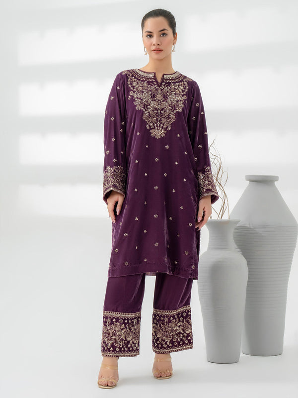 Lime Light | Velvet Pret | V-03 - by - Libasekhas UK - Registered Vendor of : Lime Light - 100% Original Designer Dresss