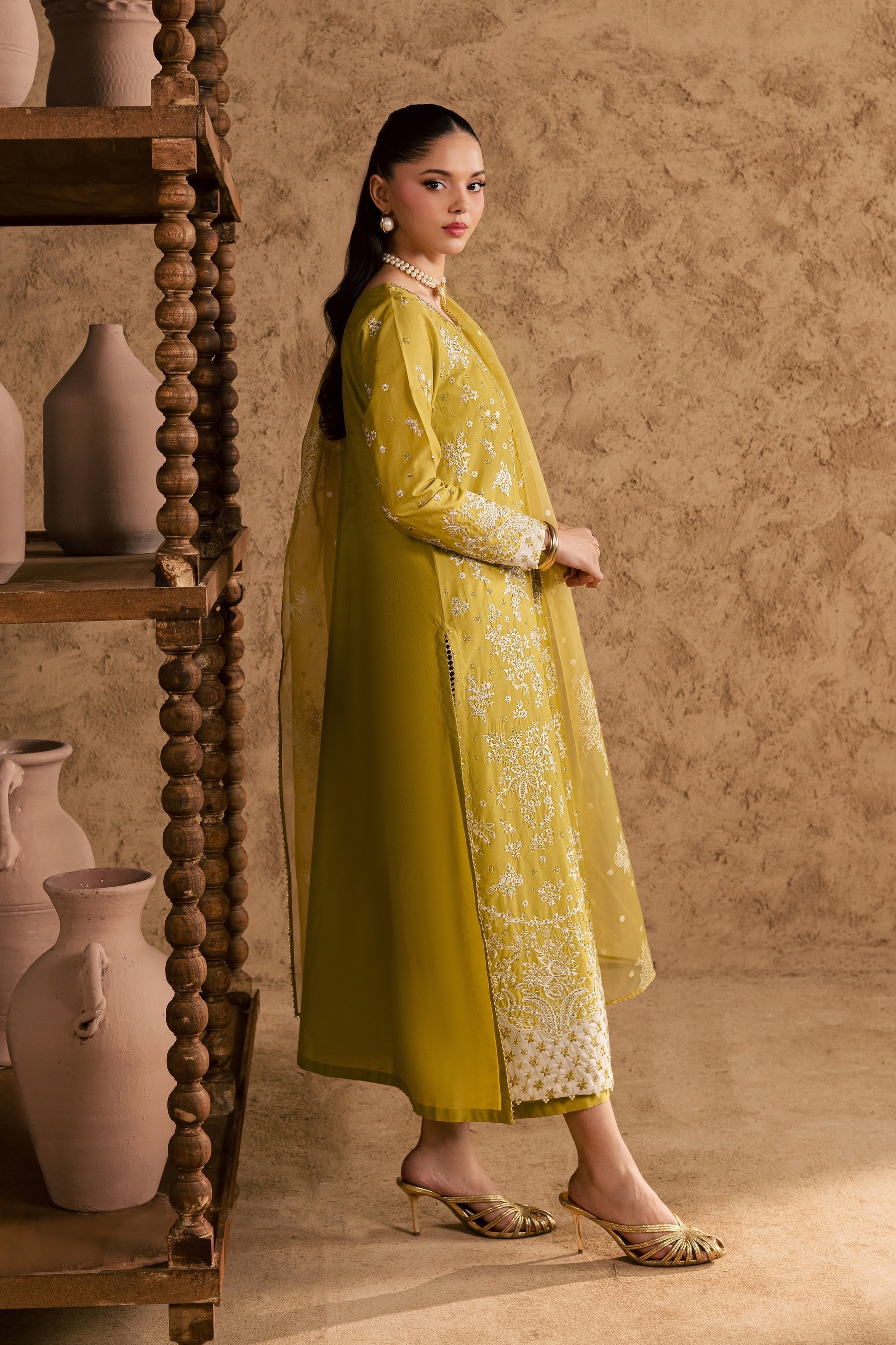 Batik | Festive Eid 26 | Limylime - by Libasekhas UK - Registered Vendor of : Batik - 100% Original Designer Dress