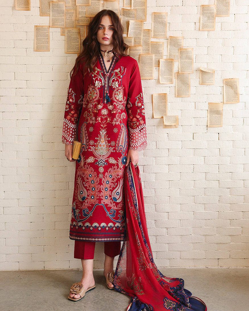Mushq | The Secret Garden Lawn | Luma Bloom - by Libasekhas UK - Registered Vendor of : Mushq - 100% Original Designer Dress