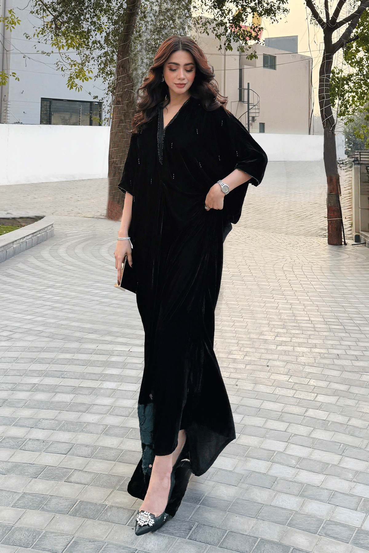 Erum Khan | Velvet Edit | Lumen - by Libasekhas UK - Registered Vendor of : Erum Khan - 100% Original Designer Dress
