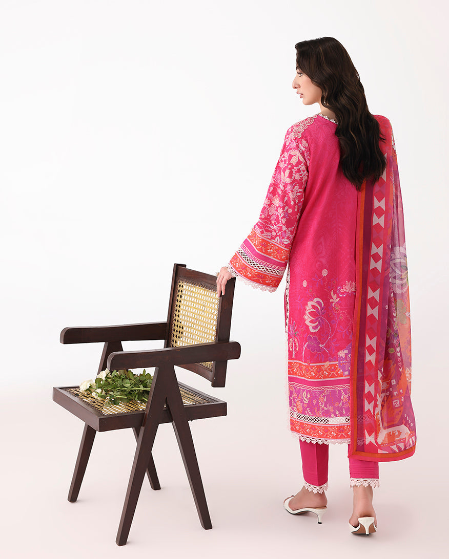 Roheenaz | Rosette Lawn | Lumina - by Libasekhas UK - Registered Vendor of : Roheenaz - 100% Original Designer Dress