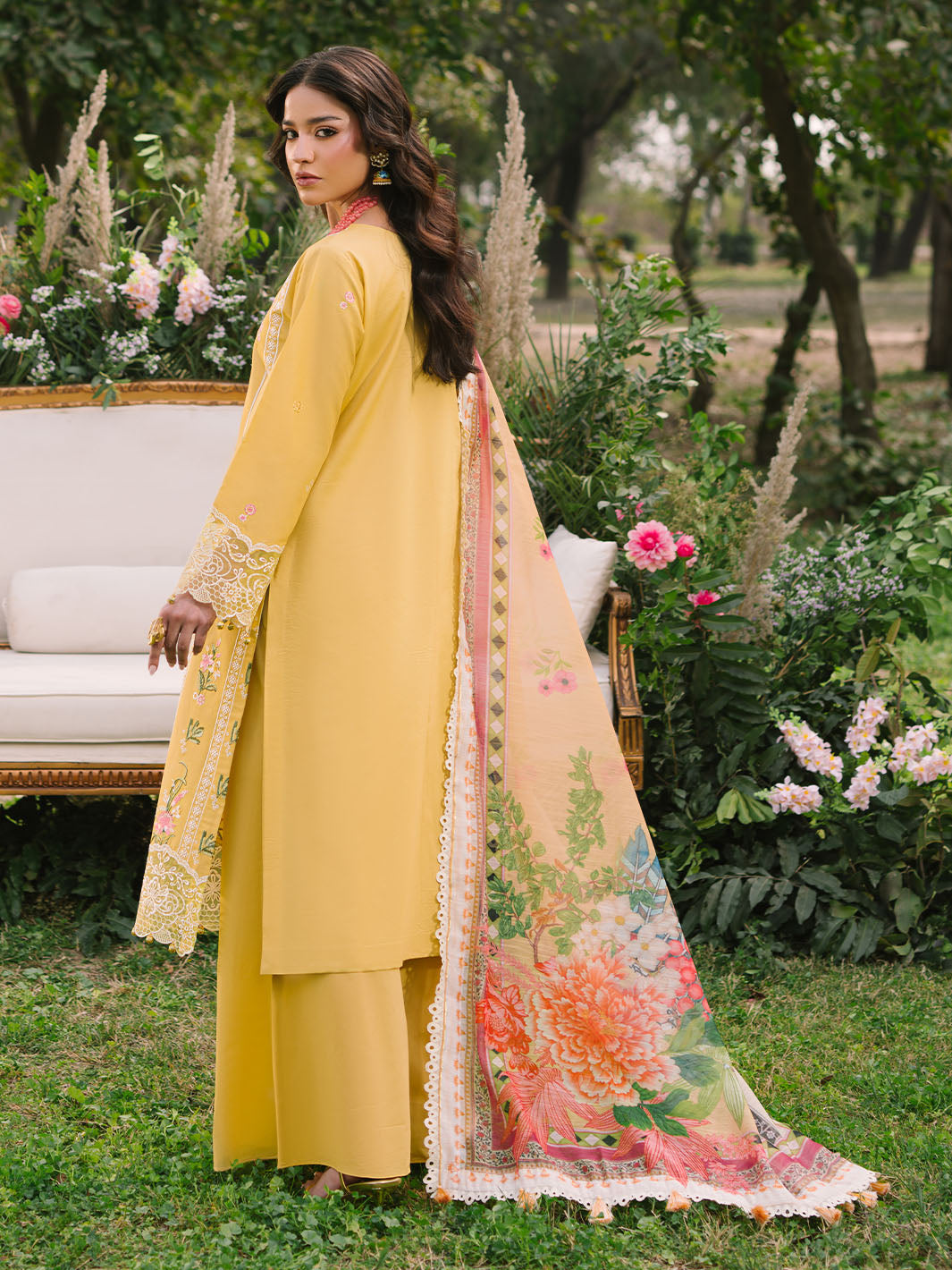 Mahnur | Dahlia Luxury Lawn 25 | Lya - by - Libasekhas UK - Registered Vendor of : Mahnur - 100% Original Designer Dresss