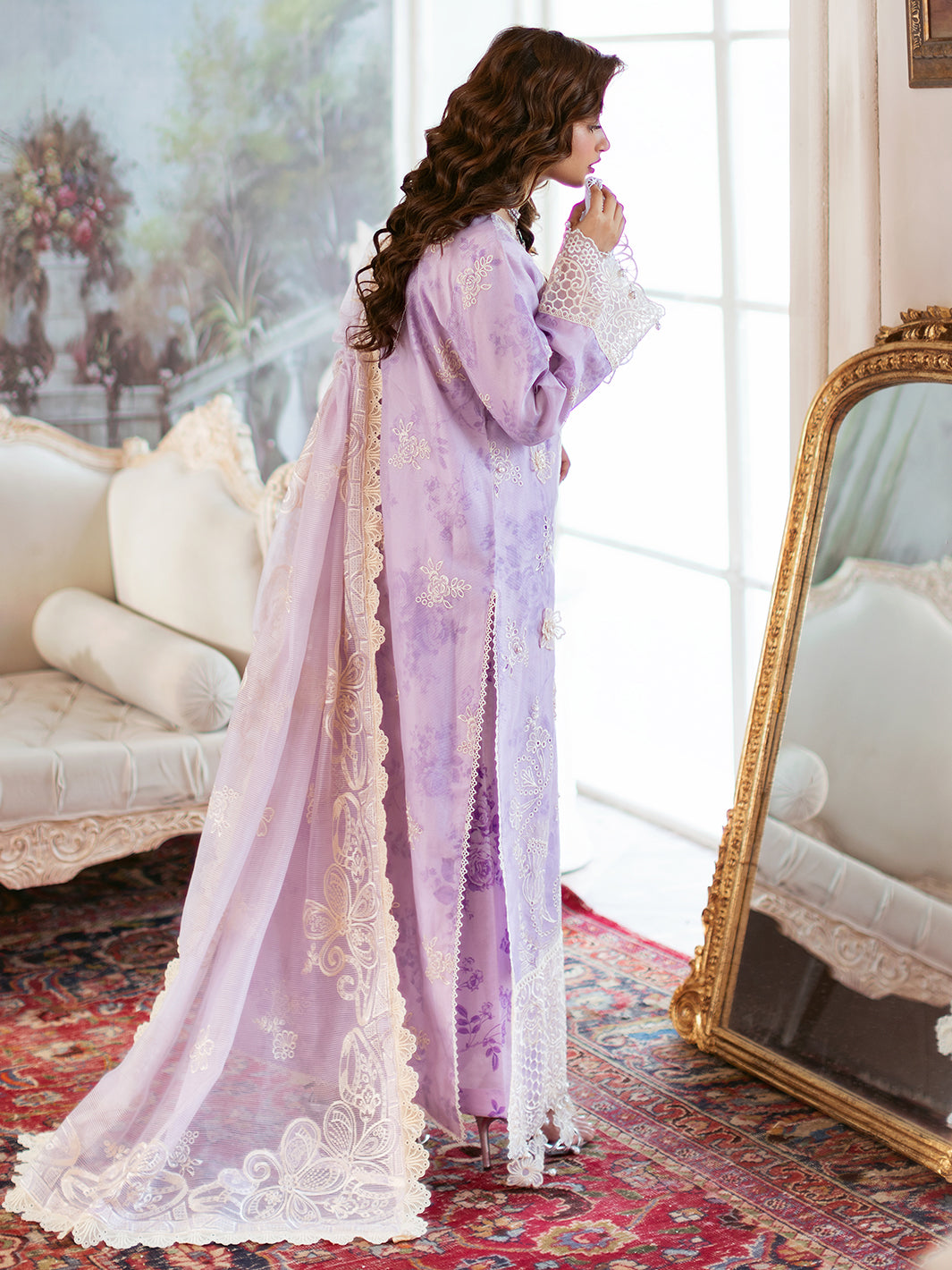Mahnur | Sophie Luxury Lawn 25 | Lyrell - by - Libasekhas UK - Registered Vendor of : Mahnur - 100% Original Designer Dresss