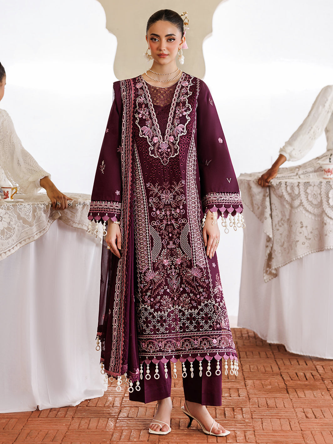 Mahnur | Morbagh Luxury Lawn 26 | M-02 - by Libasekhas - Registered Vendor of : Mahnur - 100% Original Designer Dress