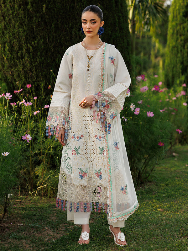 Mahnur | Morbagh Luxury Lawn 26 | M-03 - by Libasekhas - Registered Vendor of : Mahnur - 100% Original Designer Dress