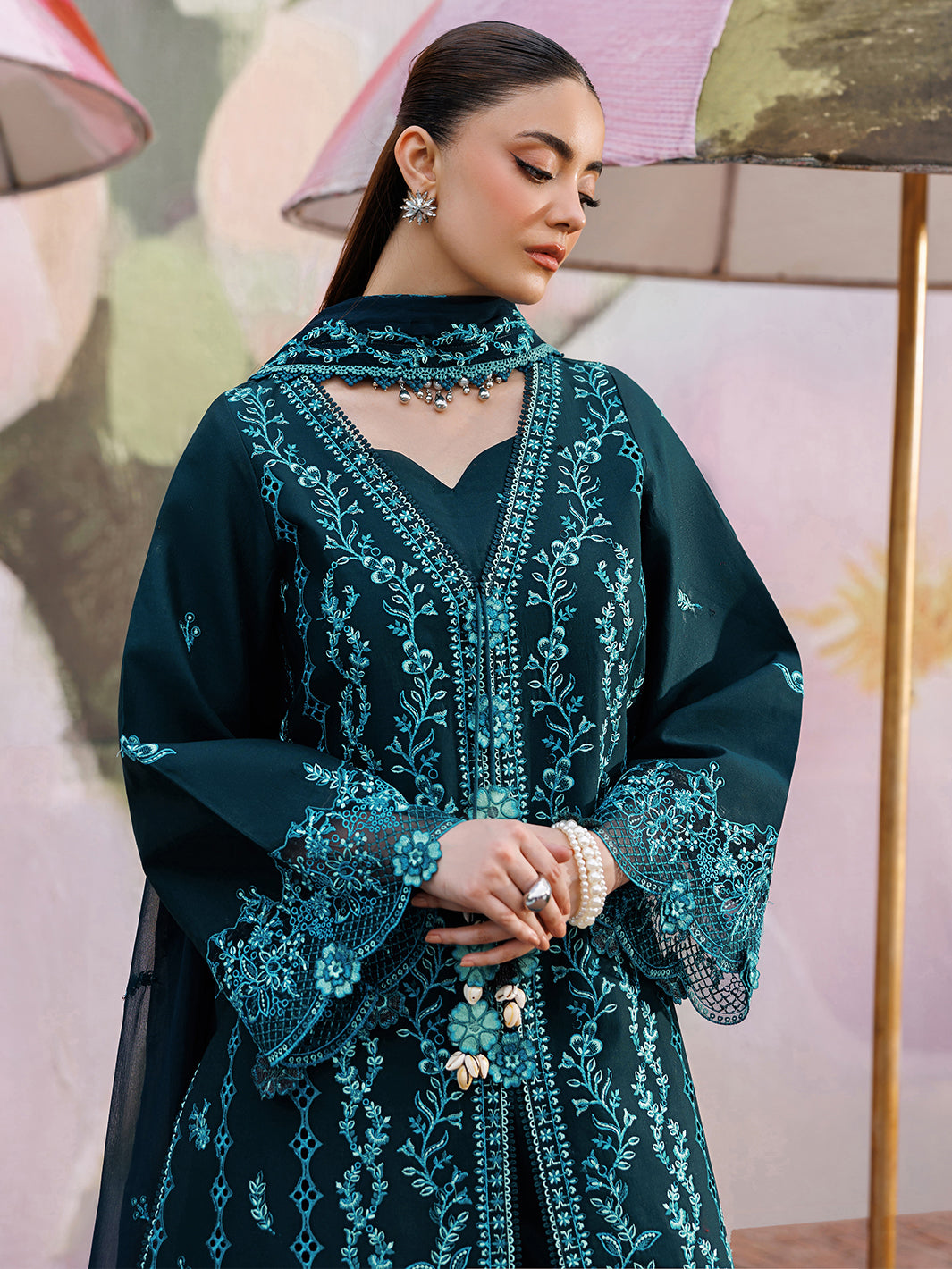 Mahnur | Morbagh Luxury Lawn 26 | M-04 - by Libasekhas - Registered Vendor of : Mahnur - 100% Original Designer Dress