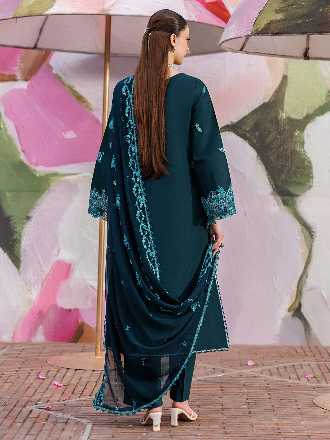 Mahnur | Morbagh Luxury Lawn 26 | M-04 - by Libasekhas - Registered Vendor of : Mahnur - 100% Original Designer Dress