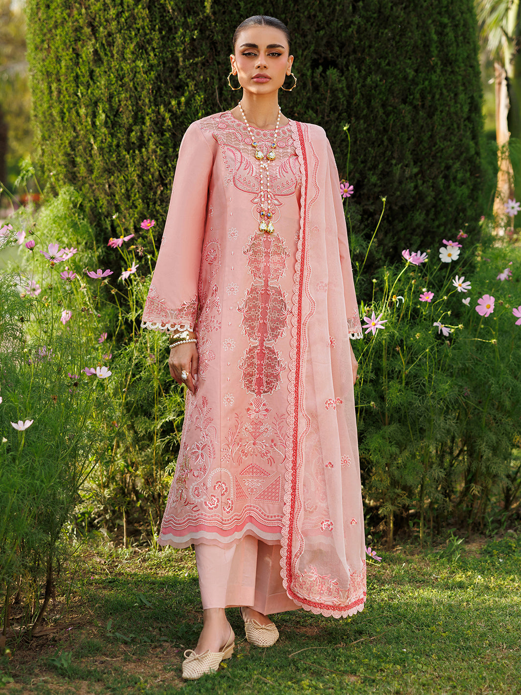 Mahnur | Morbagh Luxury Lawn 26 | M-05 - by Libasekhas - Registered Vendor of : Mahnur - 100% Original Designer Dress