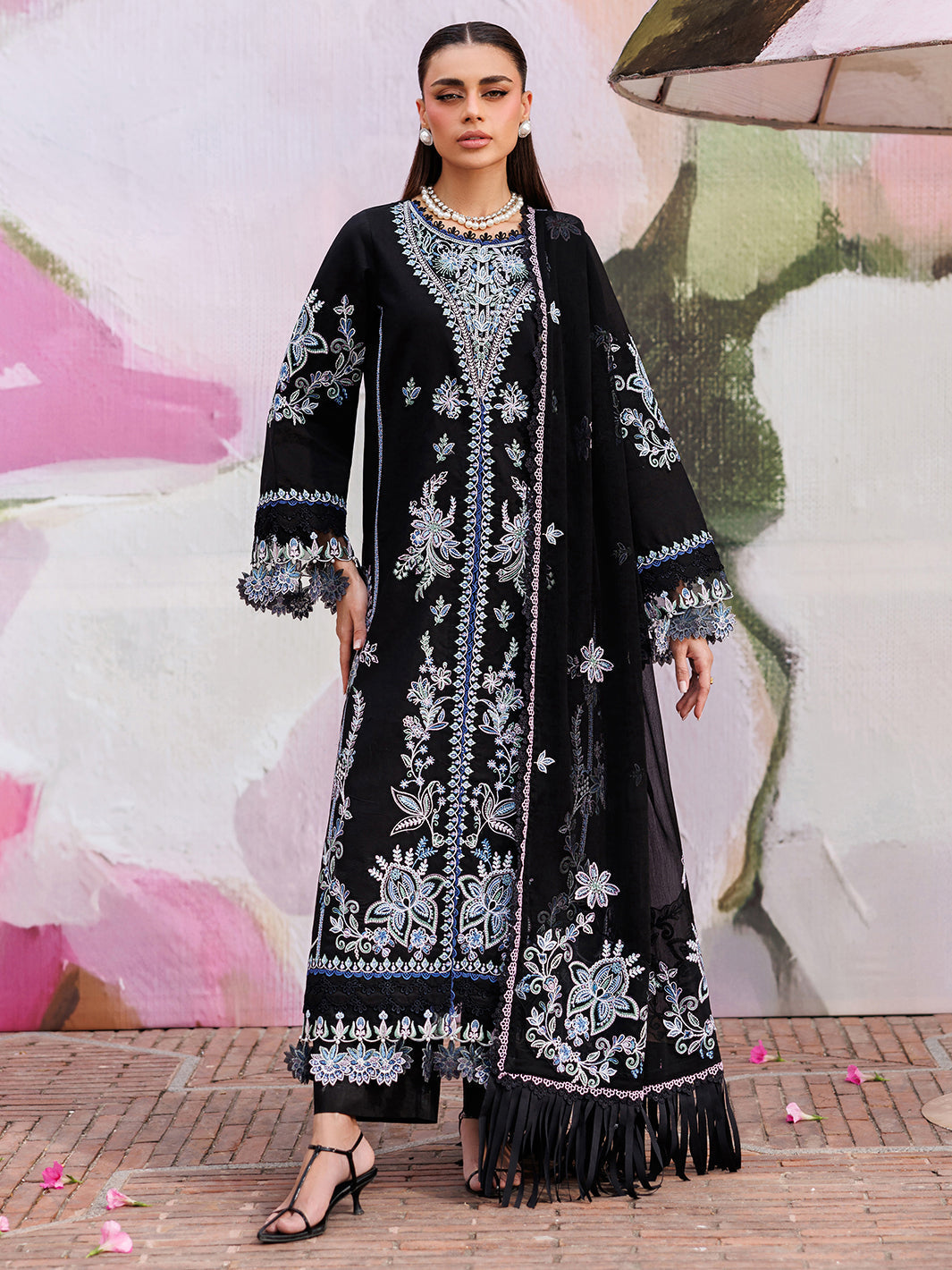 Mahnur | Morbagh Luxury Lawn 26 | M-08 - by Libasekhas - Registered Vendor of : Mahnur - 100% Original Designer Dress
