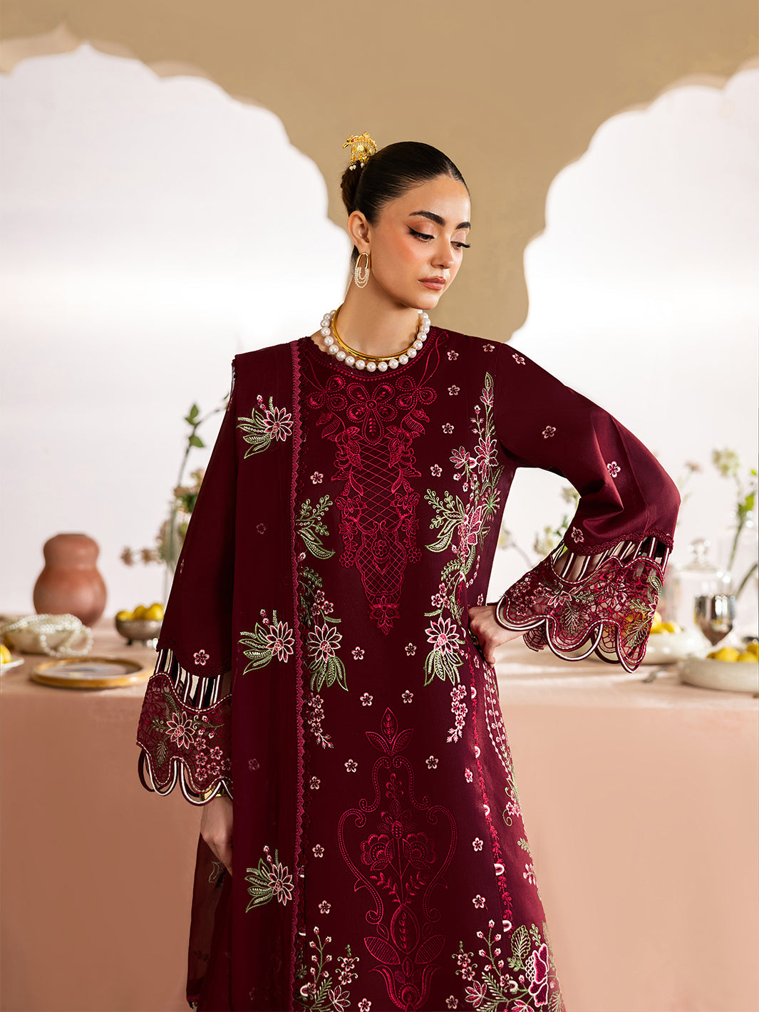 Mahnur | Morbagh Luxury Lawn 26 | M-10 - by Libasekhas - Registered Vendor of : Mahnur - 100% Original Designer Dress