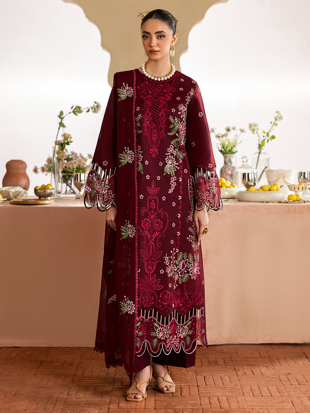 Mahnur | Morbagh Luxury Lawn 26 | M-10 - by Libasekhas - Registered Vendor of : Mahnur - 100% Original Designer Dress