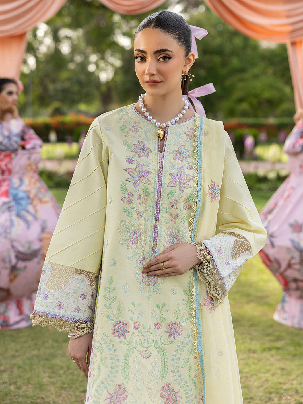 Mahnur | Morbagh Luxury Lawn 26 | M-12 - by Libasekhas - Registered Vendor of : Mahnur - 100% Original Designer Dress