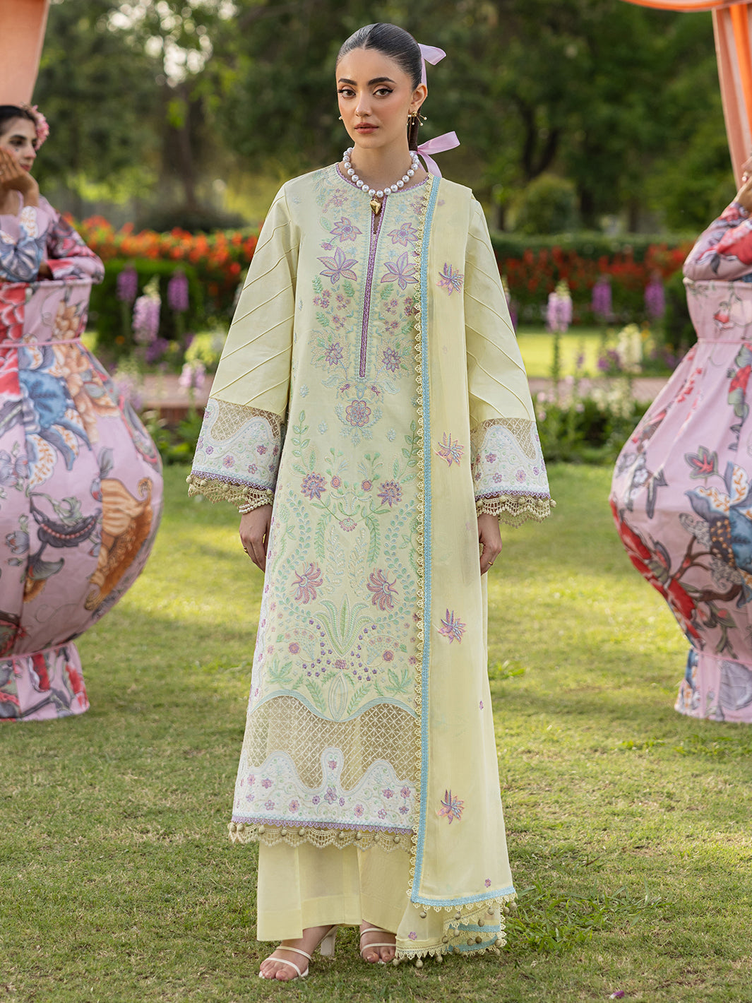 Mahnur | Morbagh Luxury Lawn 26 | M-12 - by Libasekhas - Registered Vendor of : Mahnur - 100% Original Designer Dress