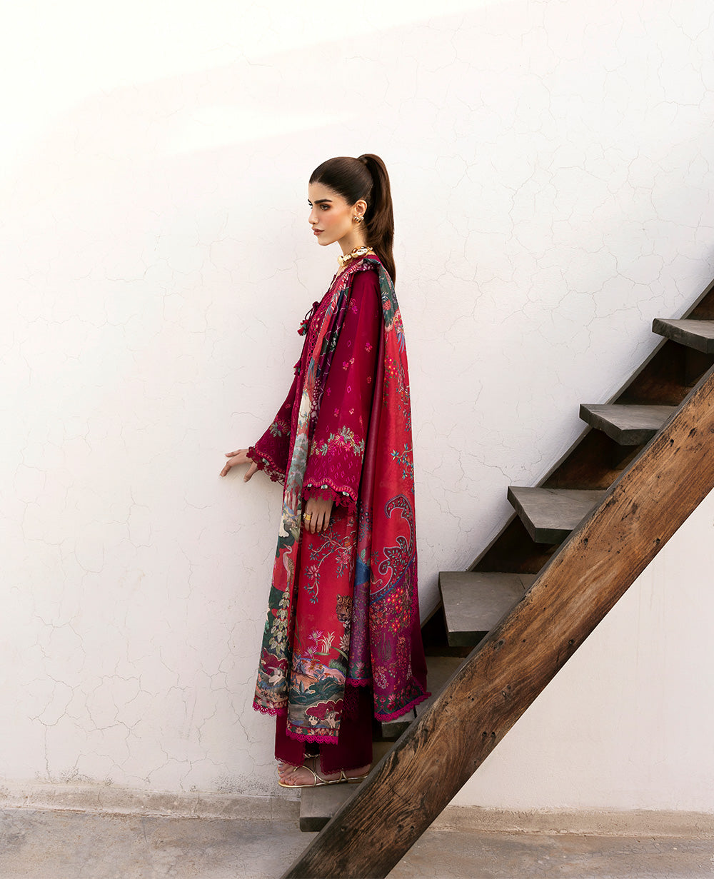Republic Womenswear | Embroidered Pret | M-153 - by Libasekhas UK - Registered Vendor of : Republic Womenswear - 100% Original Designer Dress