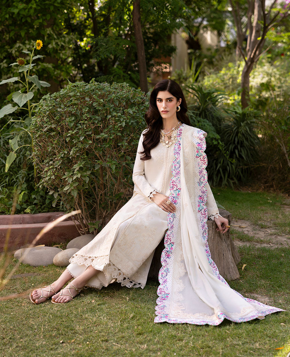 Republic Womenswear | Embroidered Pret | M-155 - by Libasekhas UK - Registered Vendor of : Republic Womenswear - 100% Original Designer Dress
