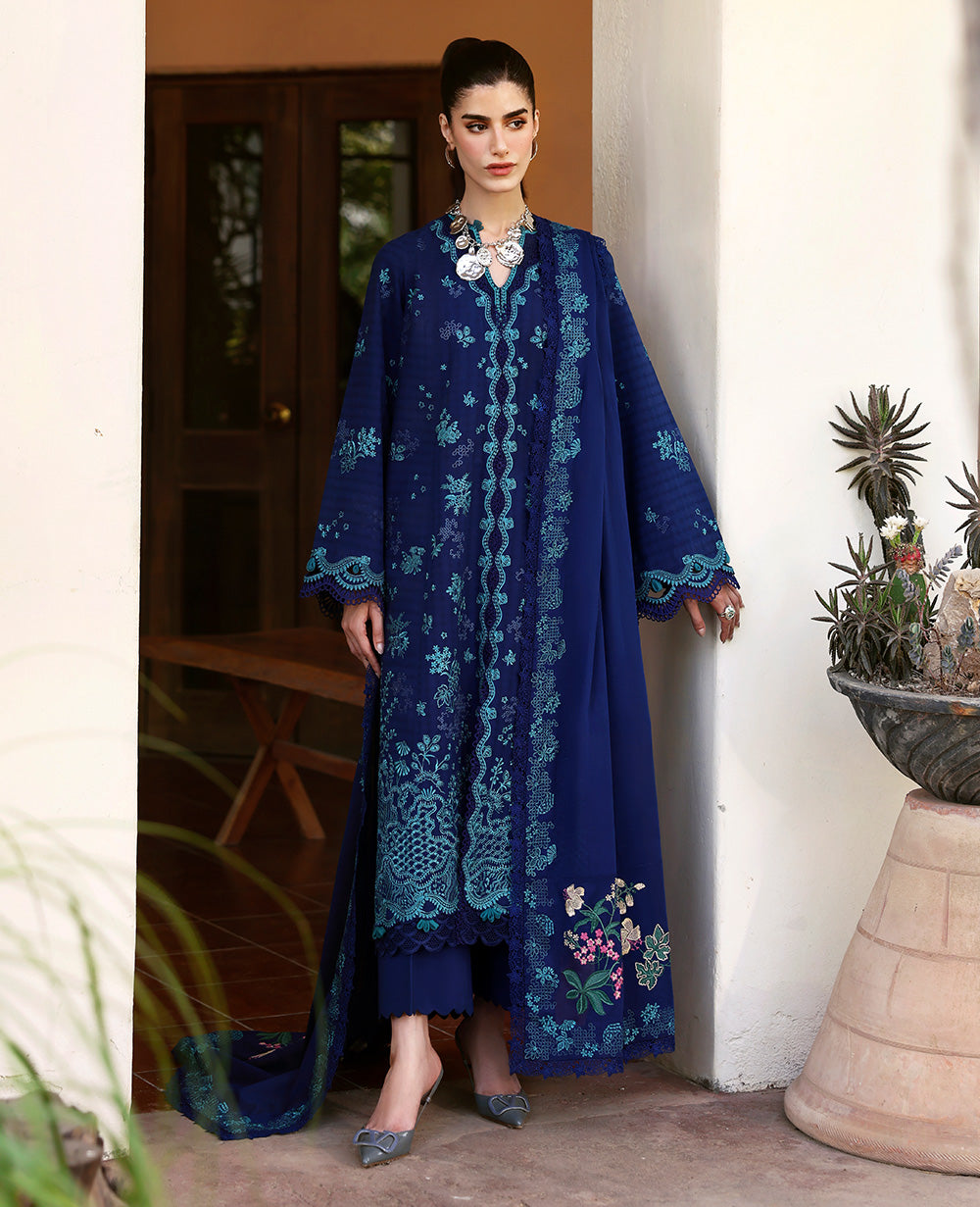 Republic Womenswear | Embroidered Pret | M-156 - by Libasekhas UK - Registered Vendor of : Republic Womenswear - 100% Original Designer Dress