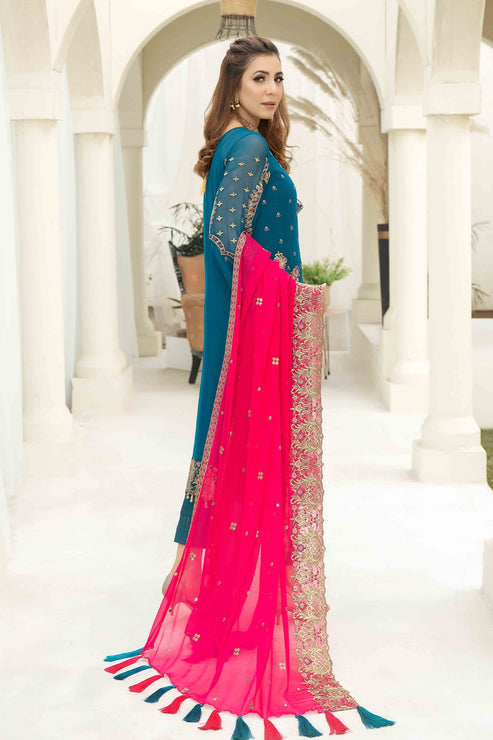 Imrozia Premium | Esta Bonita | M-17 Veridian Jade - by - Libasekhas UK - Registered Vendor of : Imrozia Premium - 100% Original Designer Dresss