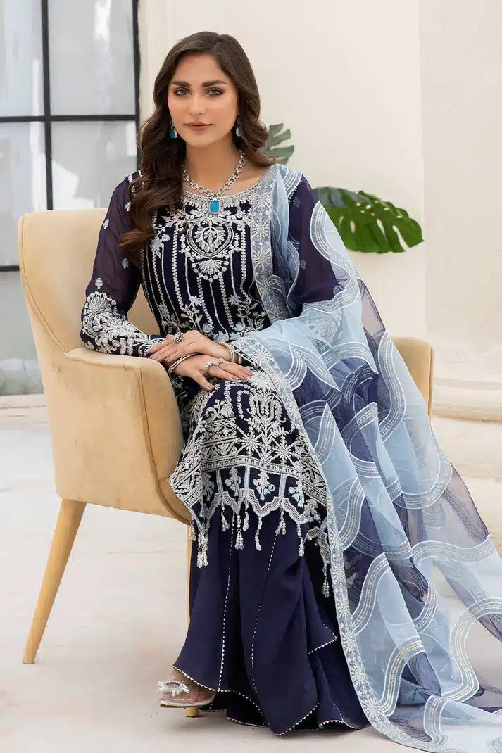 Imrozia Premium | Naqsh Formals 23 | M-54 Zoe - by - Libasekhas UK - Registered Vendor of : Imrozia Premium - 100% Original Designer Dresss