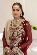 Imrozia Premium | Naqsh Formals 23 | M-55 Sienna - by - Libasekhas UK - Registered Vendor of : Imrozia Premium - 100% Original Designer Dresss