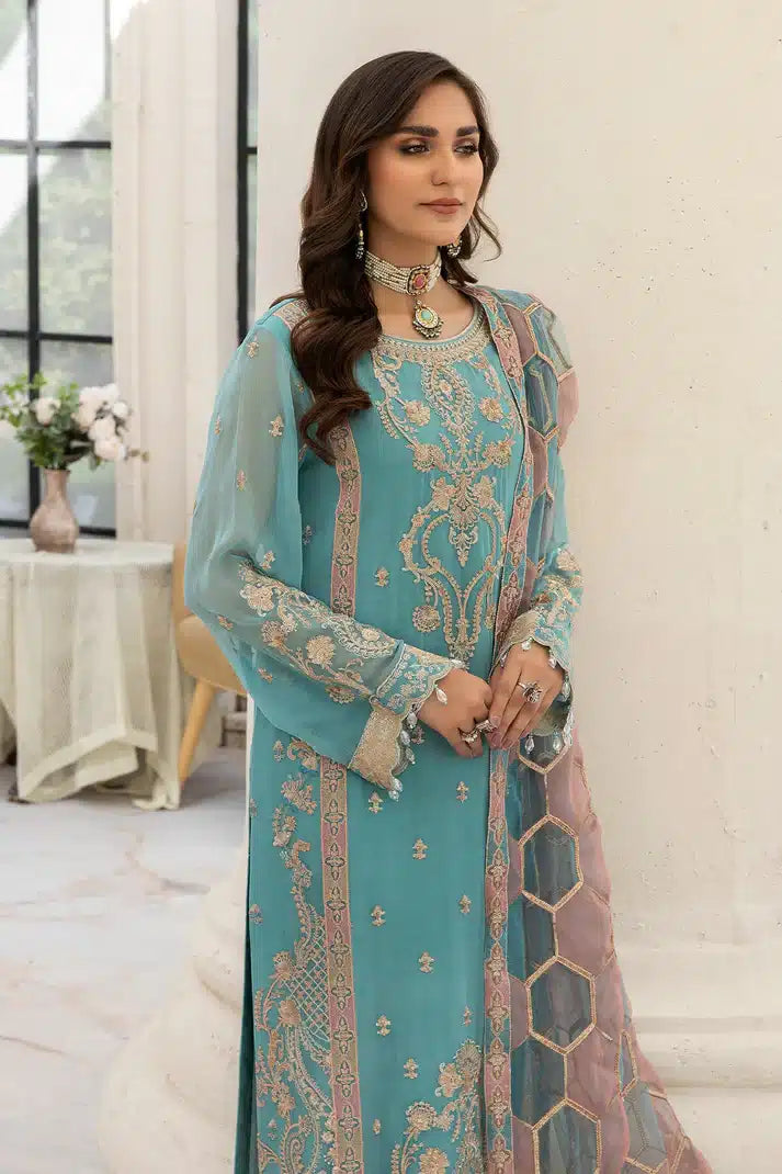 Imrozia Premium | Naqsh Formals 23 | M-56 Maisie - by - Libasekhas UK - Registered Vendor of : Imrozia Premium - 100% Original Designer Dresss