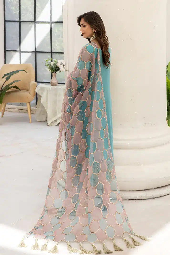 Imrozia Premium | Naqsh Formals 23 | M-56 Maisie - by - Libasekhas UK - Registered Vendor of : Imrozia Premium - 100% Original Designer Dresss