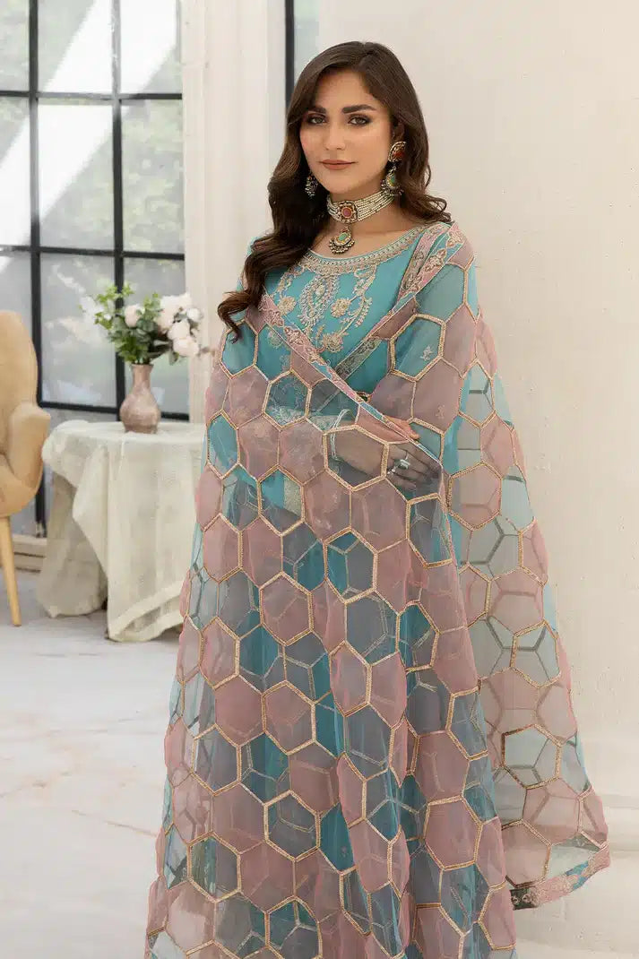 Imrozia Premium | Naqsh Formals 23 | M-56 Maisie - by - Libasekhas UK - Registered Vendor of : Imrozia Premium - 100% Original Designer Dresss