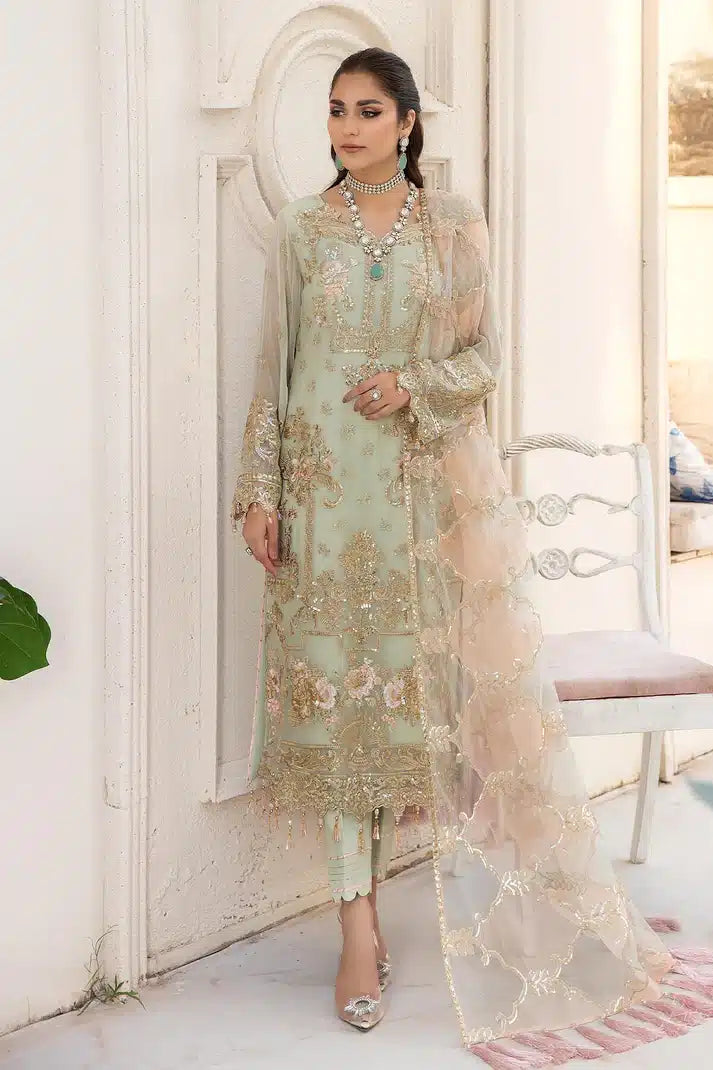 Imrozia Premium | Naqsh Formals 23 | M-59 Florence - by - Libasekhas UK - Registered Vendor of : Imrozia Premium - 100% Original Designer Dresss