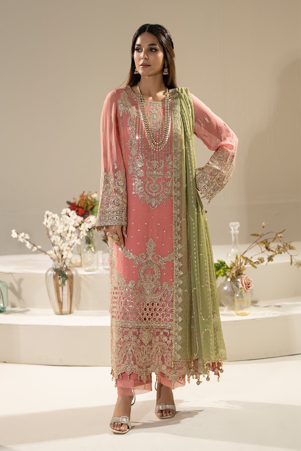 Imrozia Premium | Nisha Collection | M-82 NURAH - by - Libasekhas UK - Registered Vendor of : Imrozia Premium - 100% Original Designer Dresss