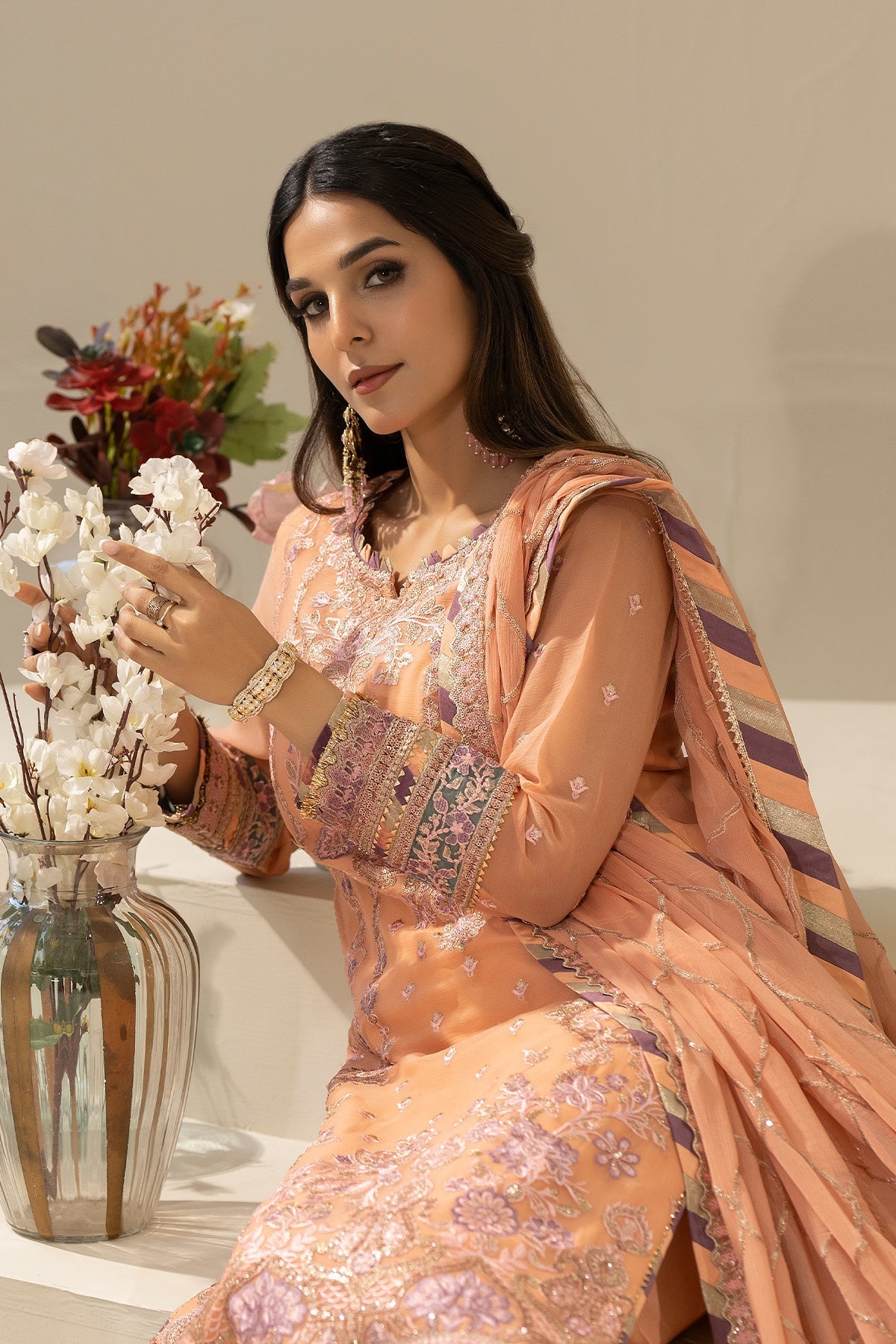 Imrozia Premium | Nisha Collection | M-83 ZIMAL - by - Libasekhas UK - Registered Vendor of : Imrozia Premium - 100% Original Designer Dresss