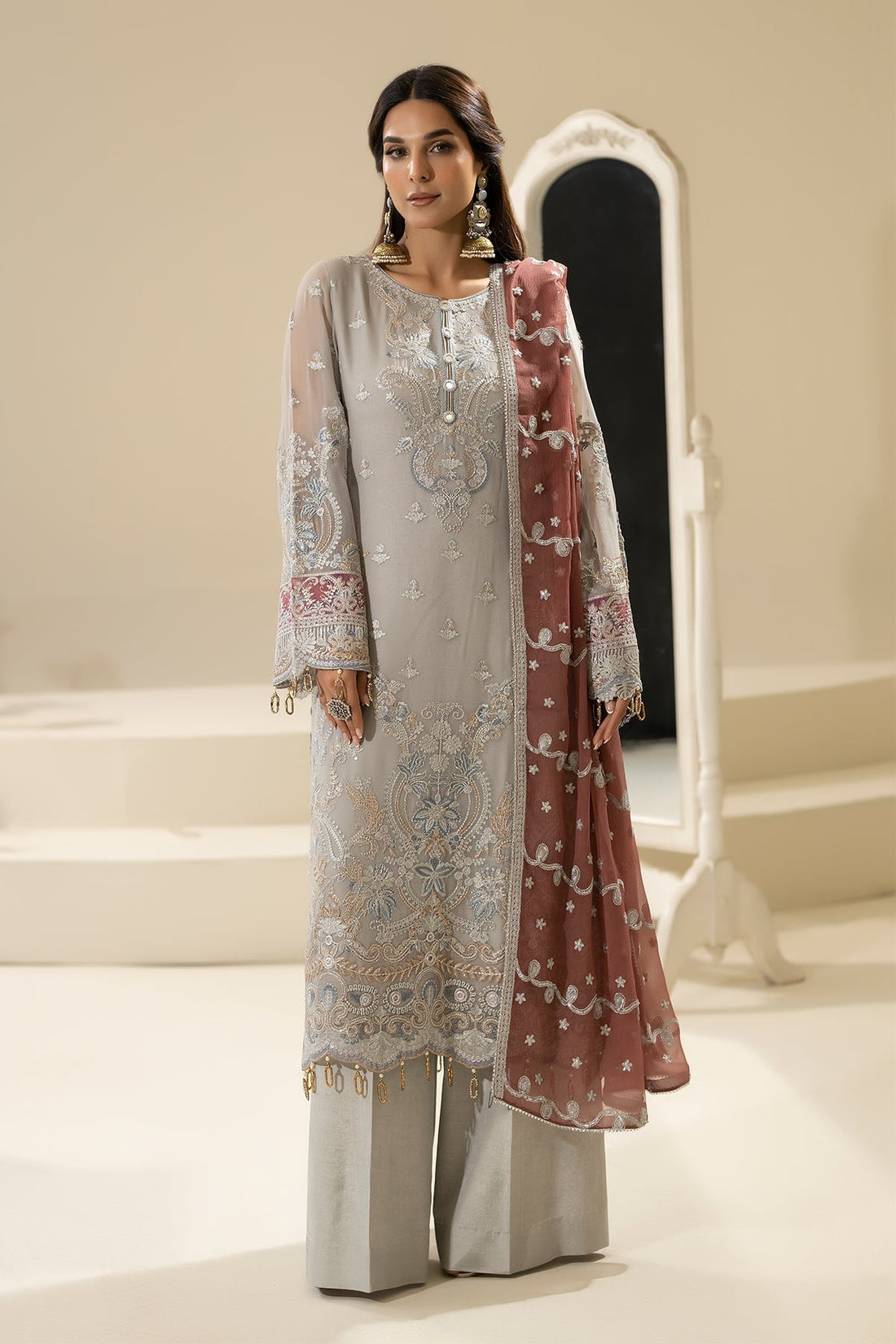 Imrozia Premium | Nisha Collection | M-85 MEHZA - by - Libasekhas UK - Registered Vendor of : Imrozia Premium - 100% Original Designer Dresss